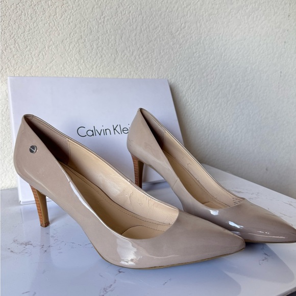 Calvin Klein Women's Taupe Heels - Picture 1 of 5